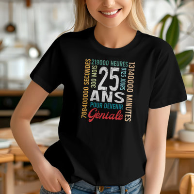 T-shirt Les Chiffres du Temps - Femme