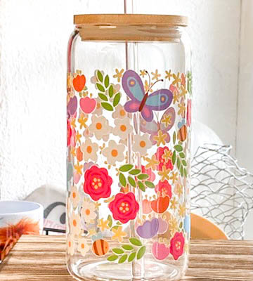 Verre 'Évasion Florale'