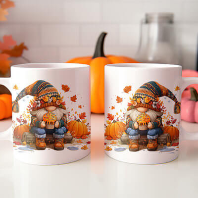 Mug Gnome d'Automne "Magie Saisonière"