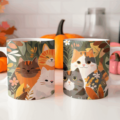 Mug "Chatons d'Automne"