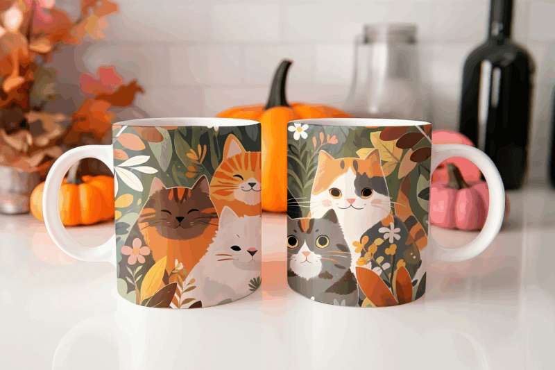 Mug "Chatons d'Automne"