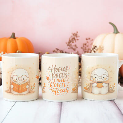 Mug Fantôme "Spells & Coffee"