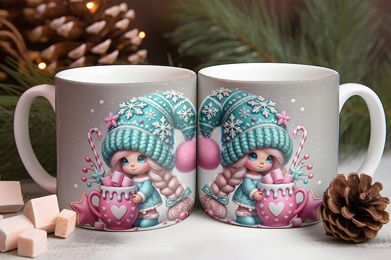La Tasse "Petit Lutin des Neiges"