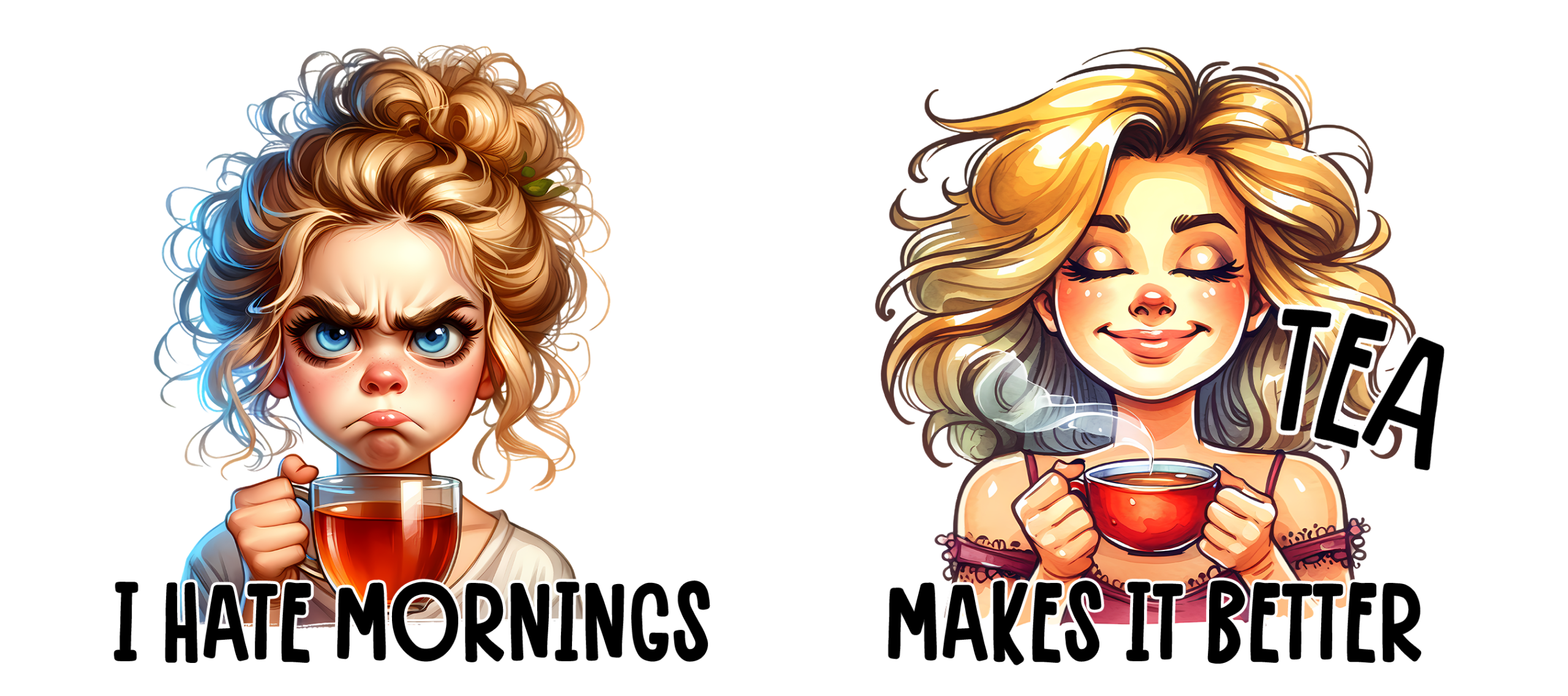 Tasse "Avant/Après Café" – Le Secret de votre Matinée Réussie! – Image 13