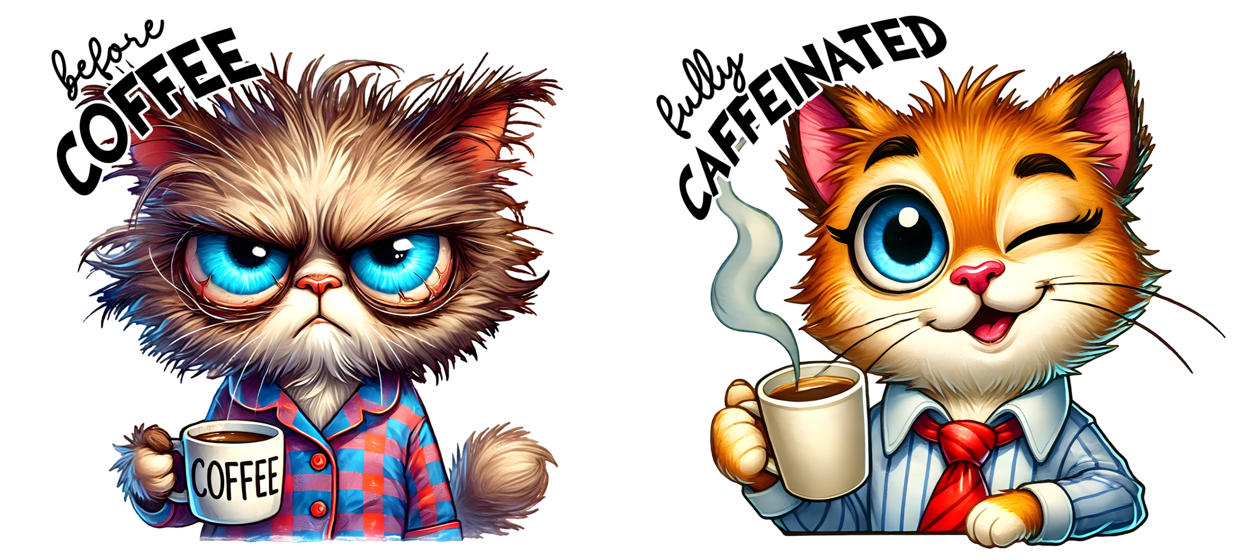 Tasse "Avant/Après Café" – Le Secret de votre Matinée Réussie! – Image 61