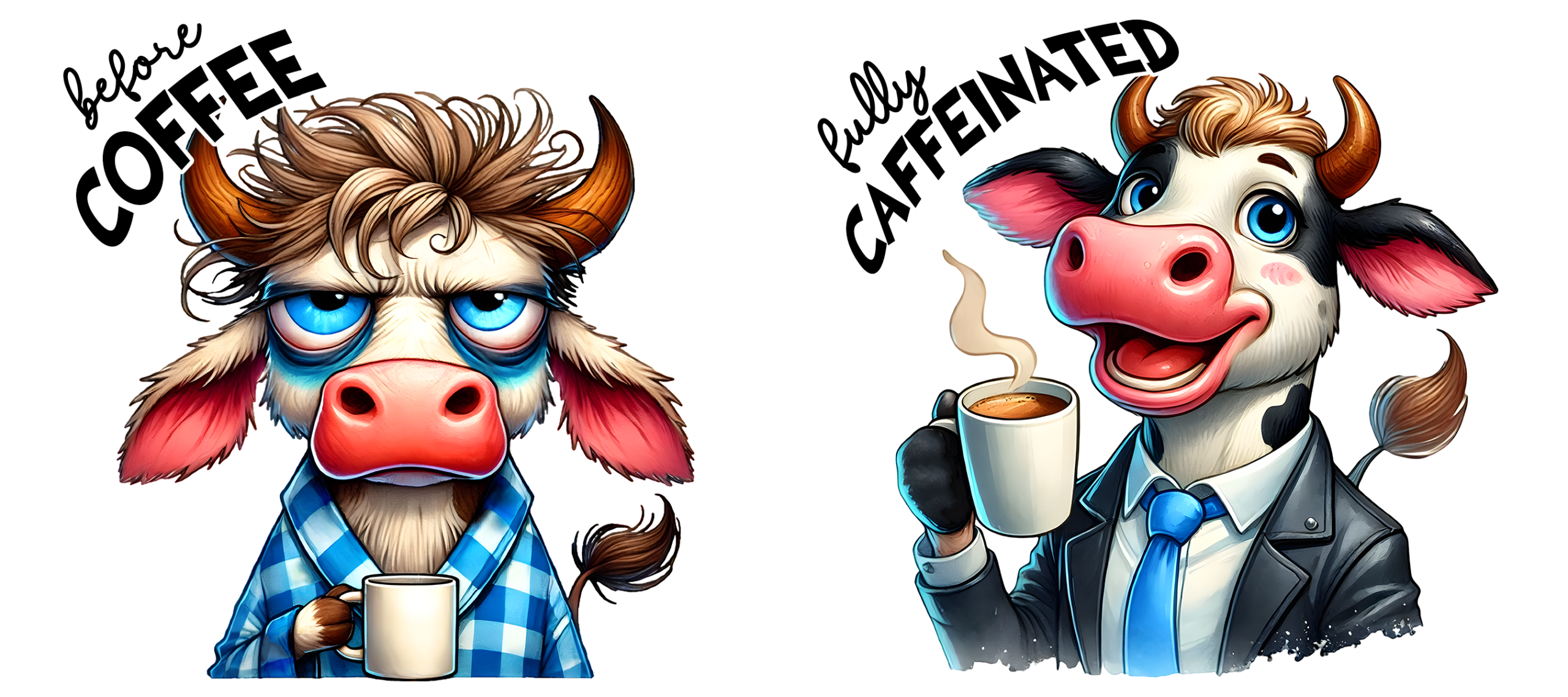 Tasse "Avant/Après Café" – Le Secret de votre Matinée Réussie! – Image 57