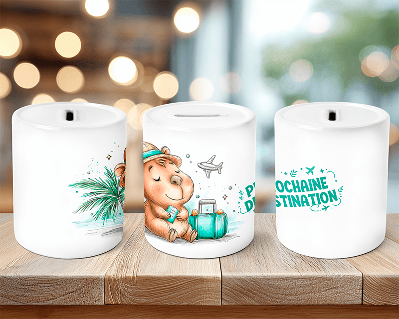 Tirelire "Prochaine destination" – Le Petit Baroudeur – Image 3