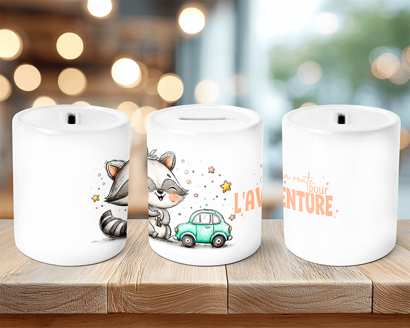 Tirelire "En route pour l'Aventure" – Le Raton Pilote – Image 3