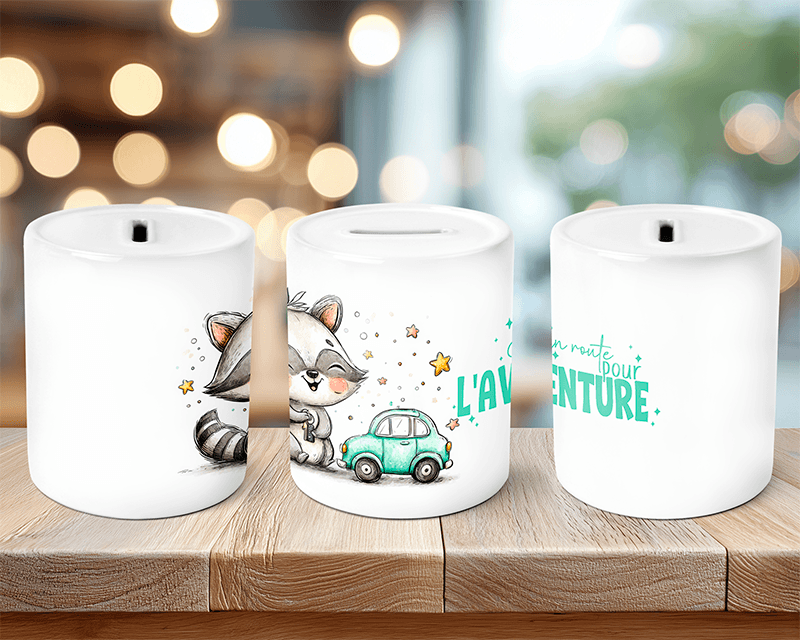 Tirelire "En route pour l'Aventure" – Le Raton Pilote – Image 3