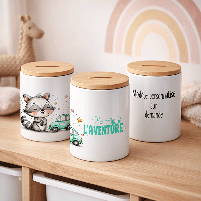 Tirelire "En route pour l'Aventure" – Le Raton Pilote – Image 4