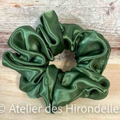 Chouchou en satin - forêt