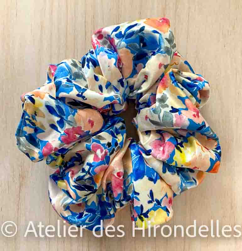 Chouchou en satin - Estelle